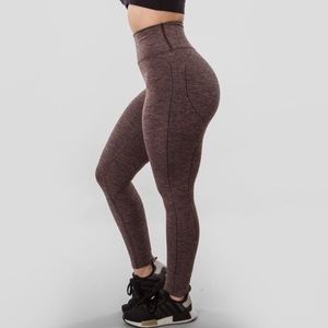 Buff bunny goddess leggings in rose